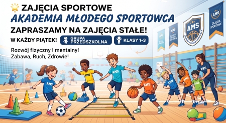  Sportowe emocje w naszej szkole! Za nami lekcje pokazowe AMS – Akademia Młodego Sportowca